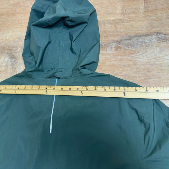 Lululemon Men’s Waterproof Full-Zip Rain Jacket Green XL - Picture 11 of 14